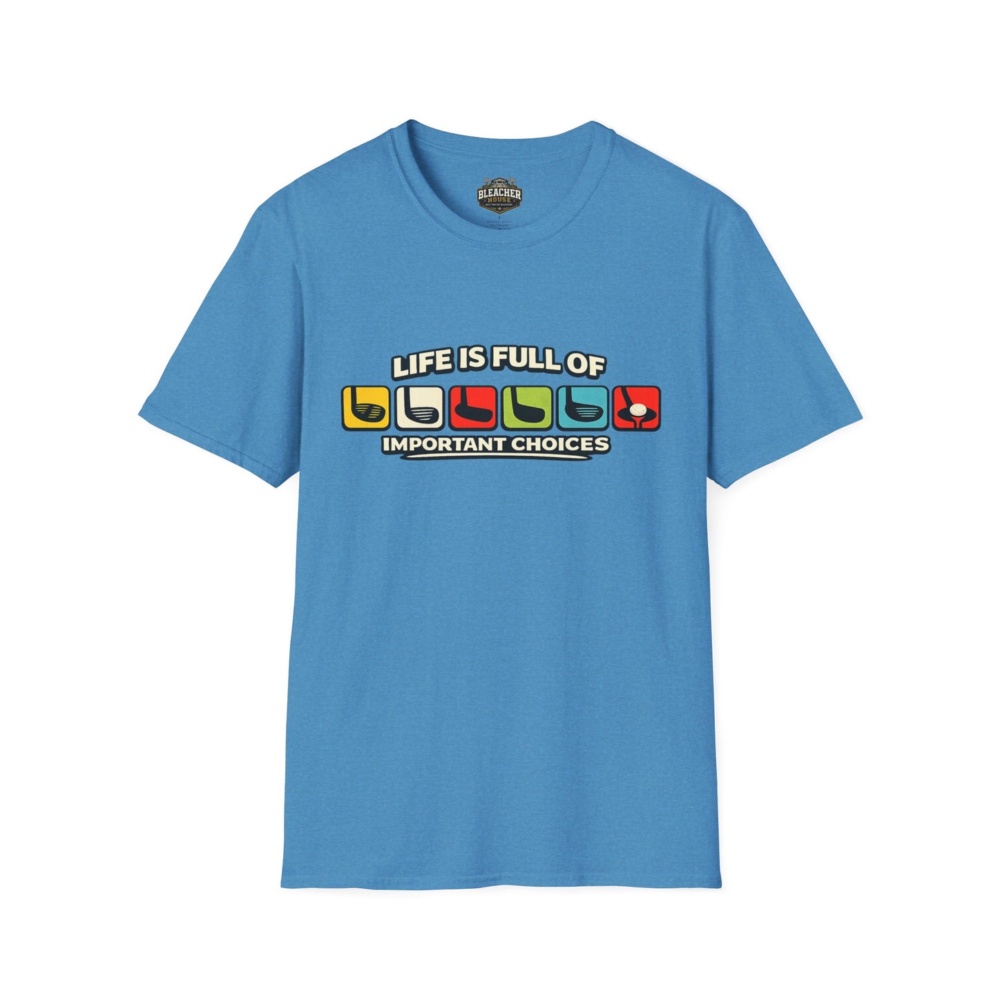 T‑Shirt — "Life Is Full Of Important Choices" Retro Game Controller Graphic