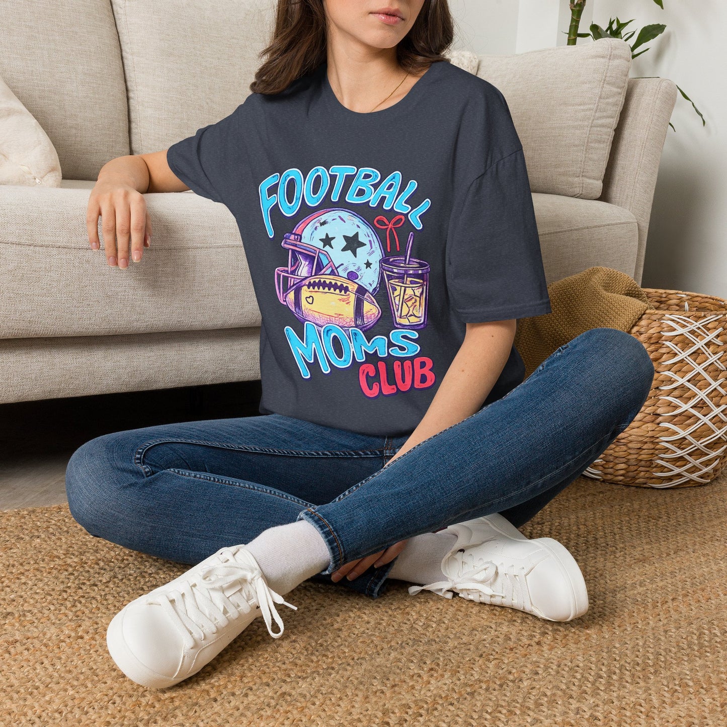 Football Moms Club T Shirt