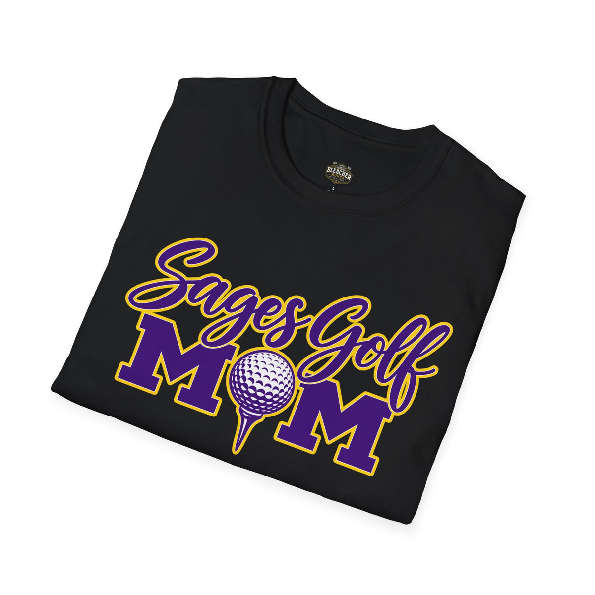 Sages Golf Mom T-Shirt — “Sages Golf MOM” Script & Tee Graphic