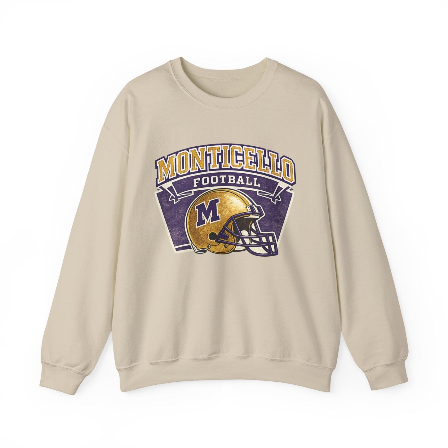 Monticello Football Vintage Crewneck Sweatshirt