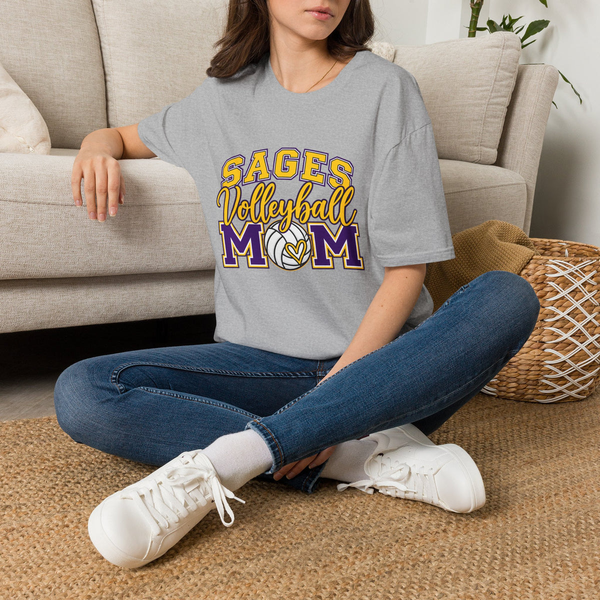 Sages Volleyball Mom Tshirt