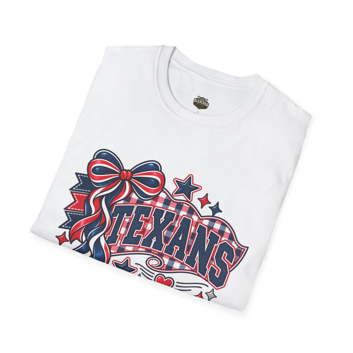 Texans Ribbon & Banner T-Shirt — Team Spirit Tee