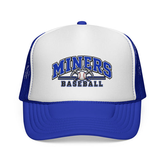 Miners Baseball Trucker Hat – Vintage Team Logo Mesh Cap