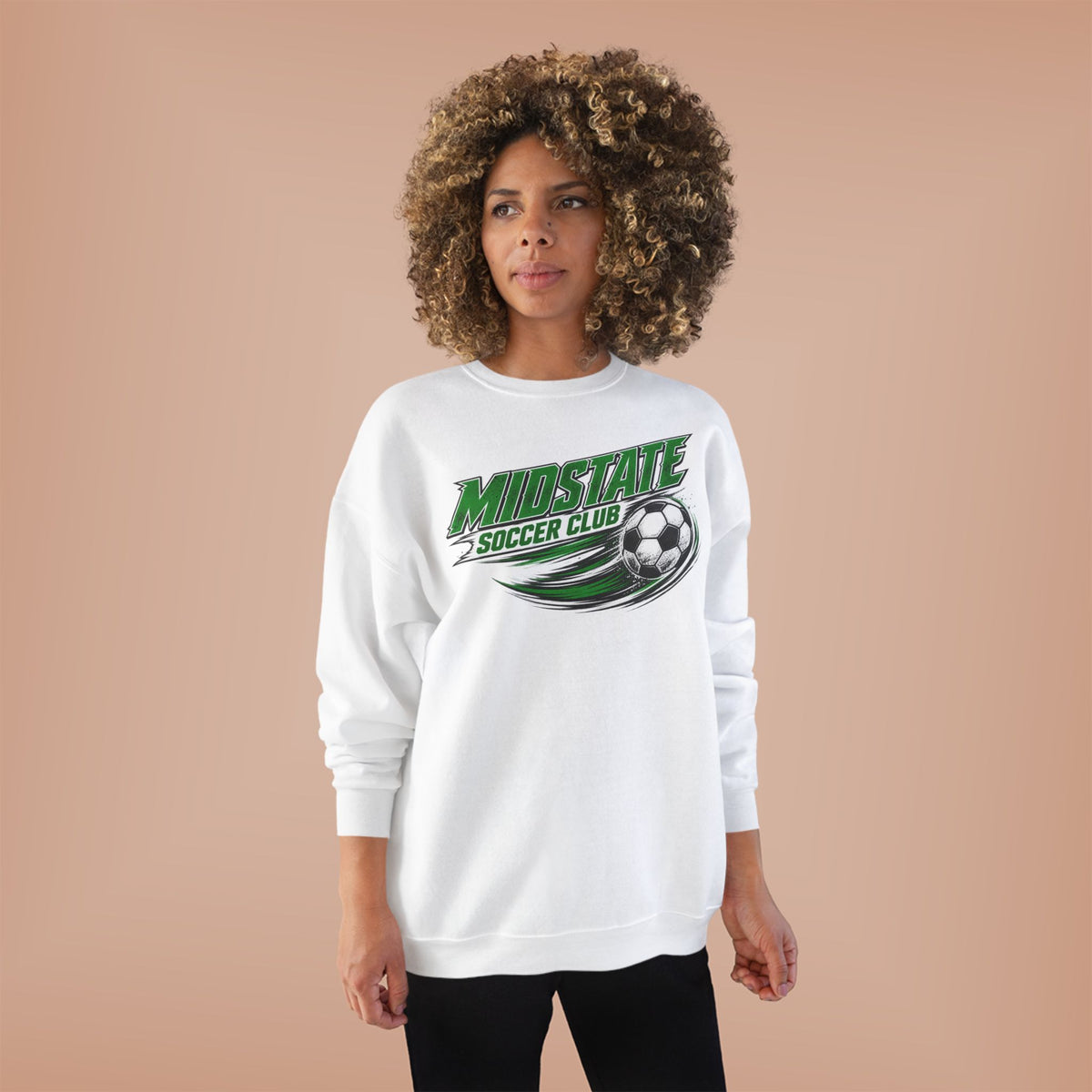Midstate Crewneck Sweatshirt — Midstate Soccer Club Graphic