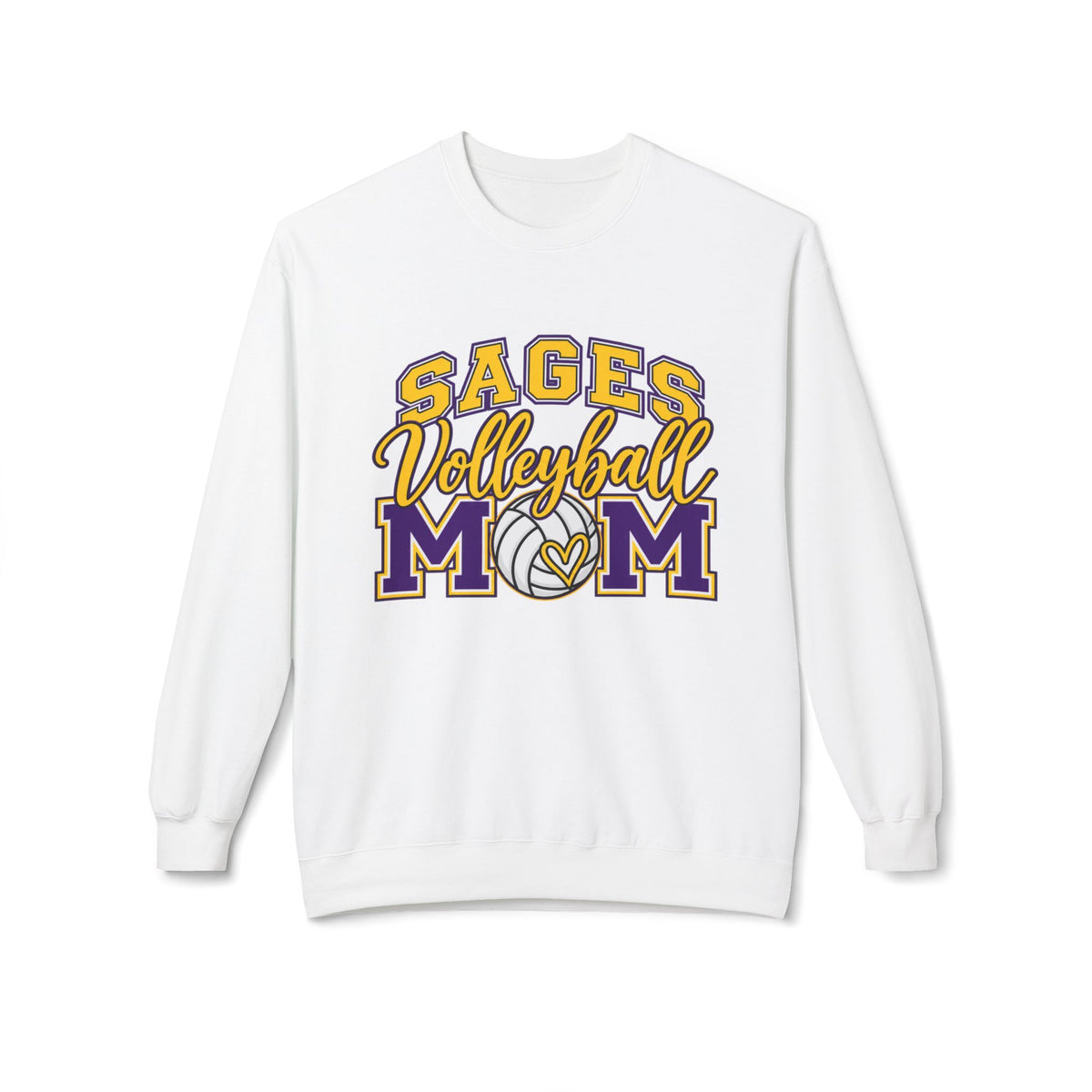 Sages Volleyball Mom Sweatshirt - Sages Volleyball MOM Crewneck