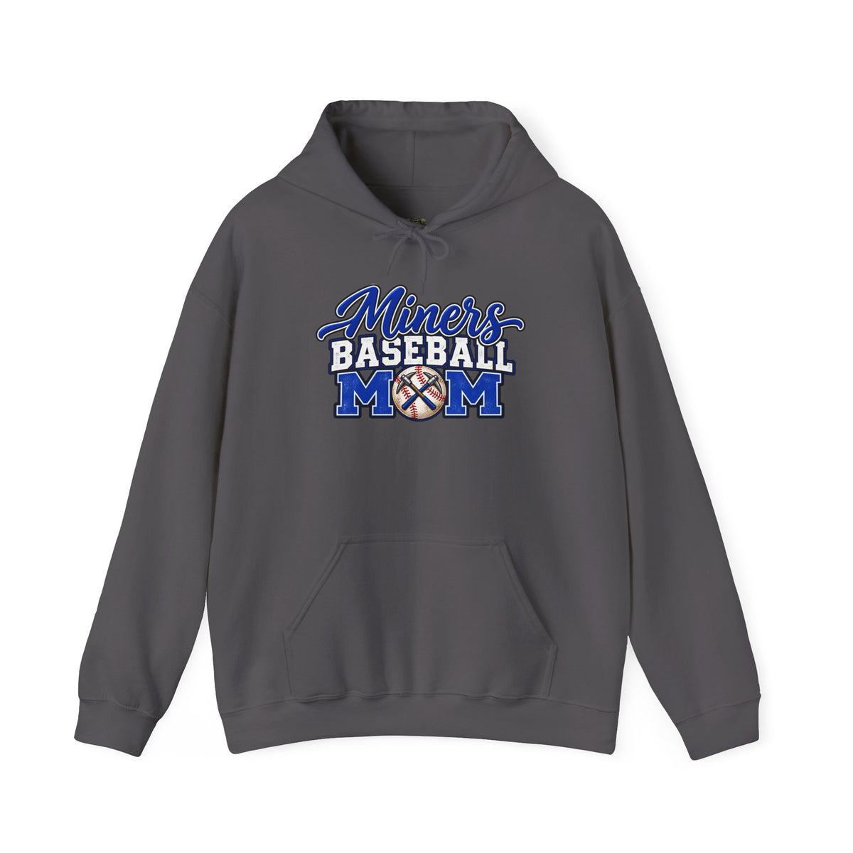 Miners Baseball Mom Hoodie – Supportive Team Spirit Pullover