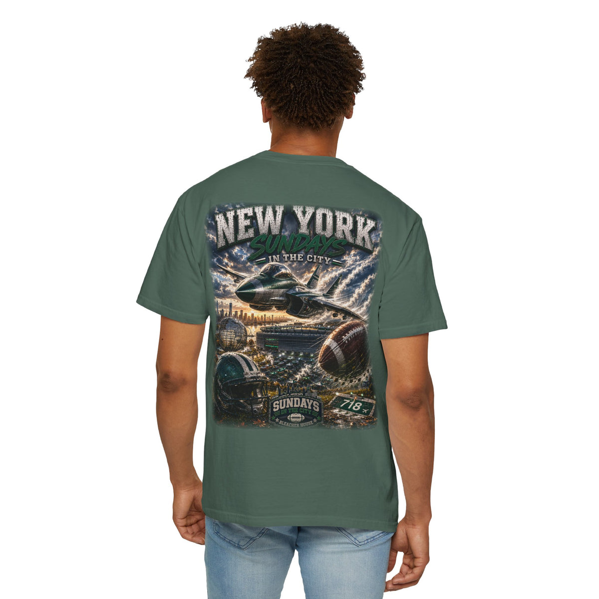 Sundays In The City - NEW YORK JETS Edition - Collector's Edition (Front Patch + Back Design)