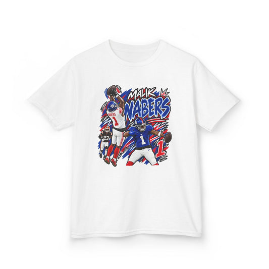 Malik Nabers Graphic T-Shirt - Sunday Standouts Sketch Series