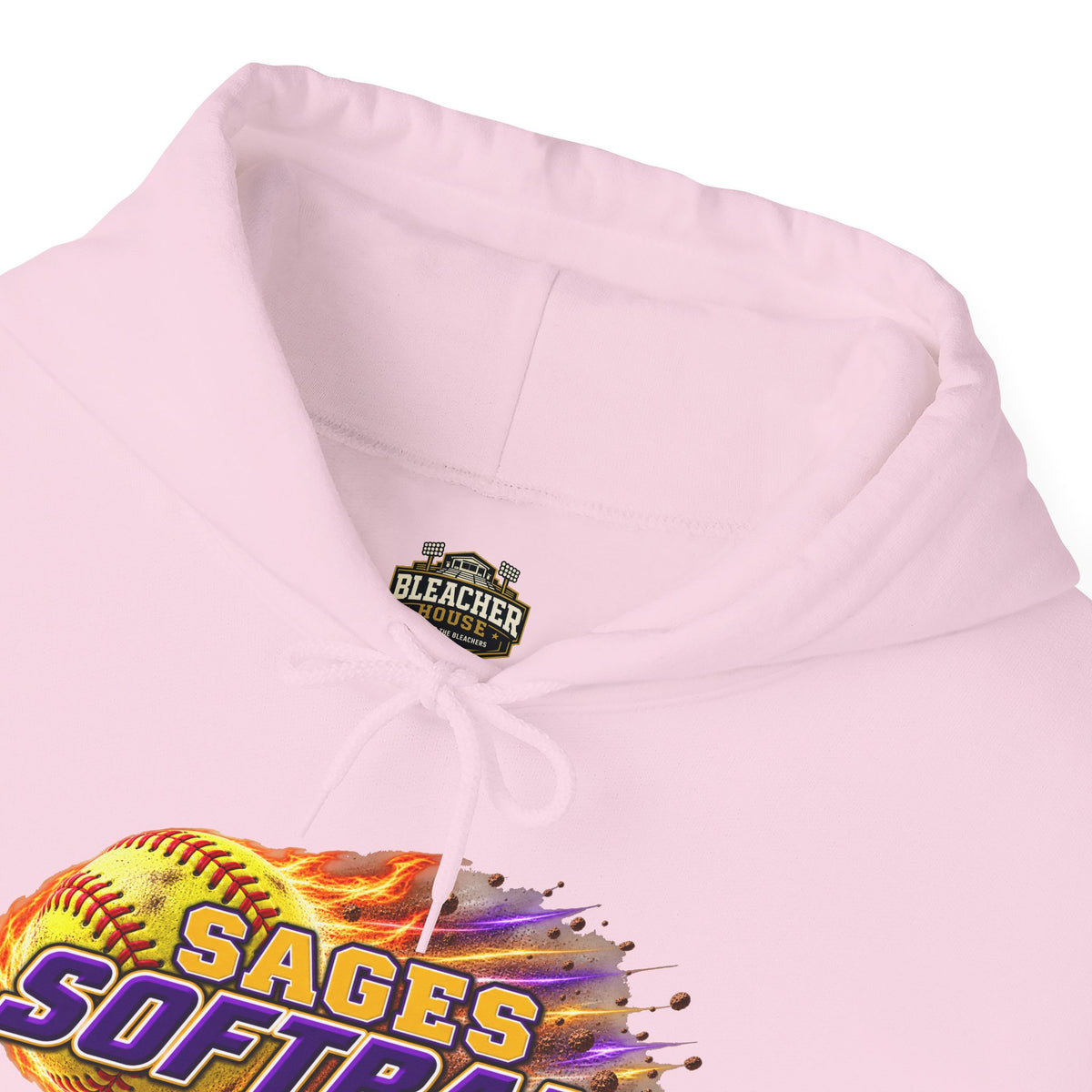 Sages Flaming Softball Hoodie