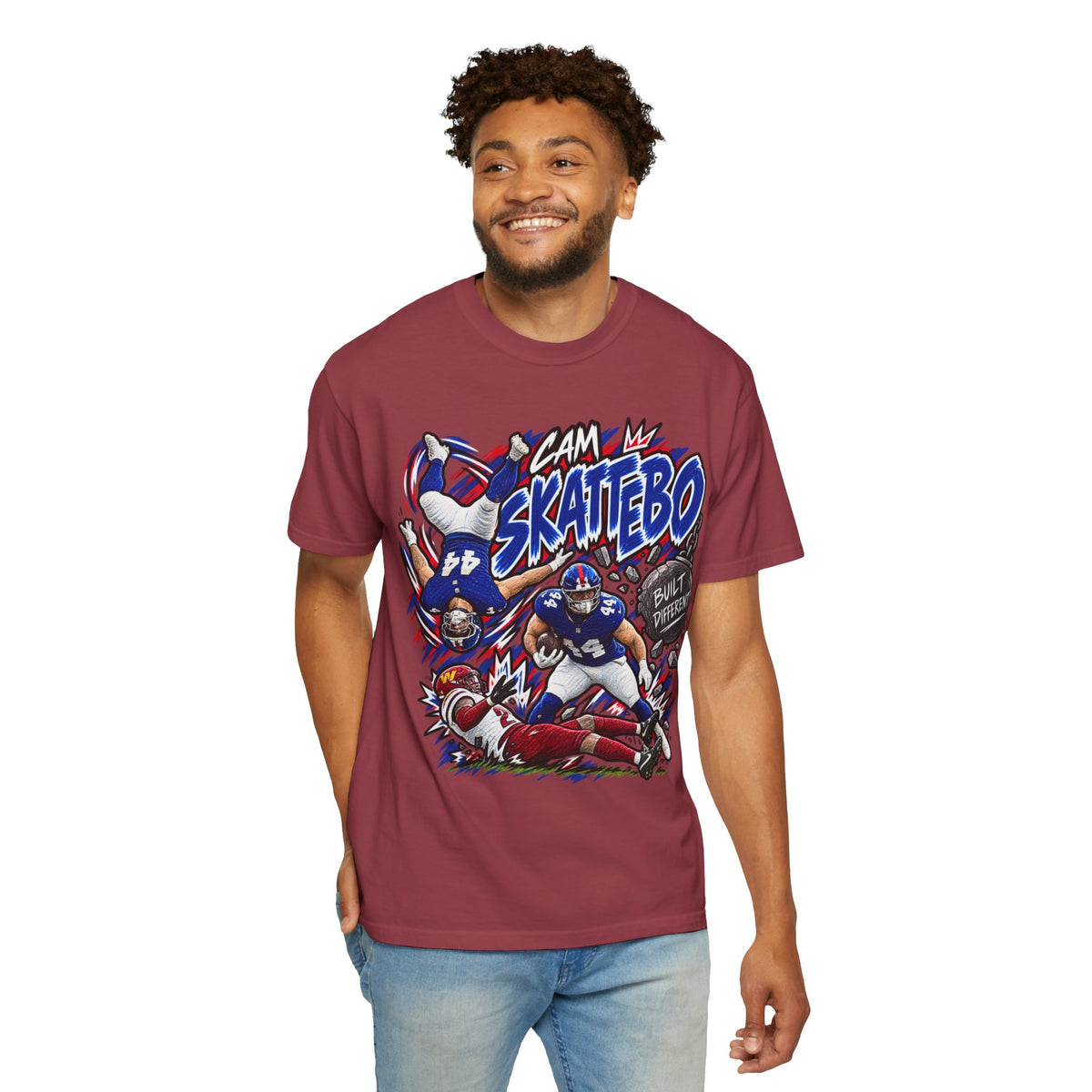 Cam Skattebo Graphic T-Shirt - Sunday Standouts Sketch Series