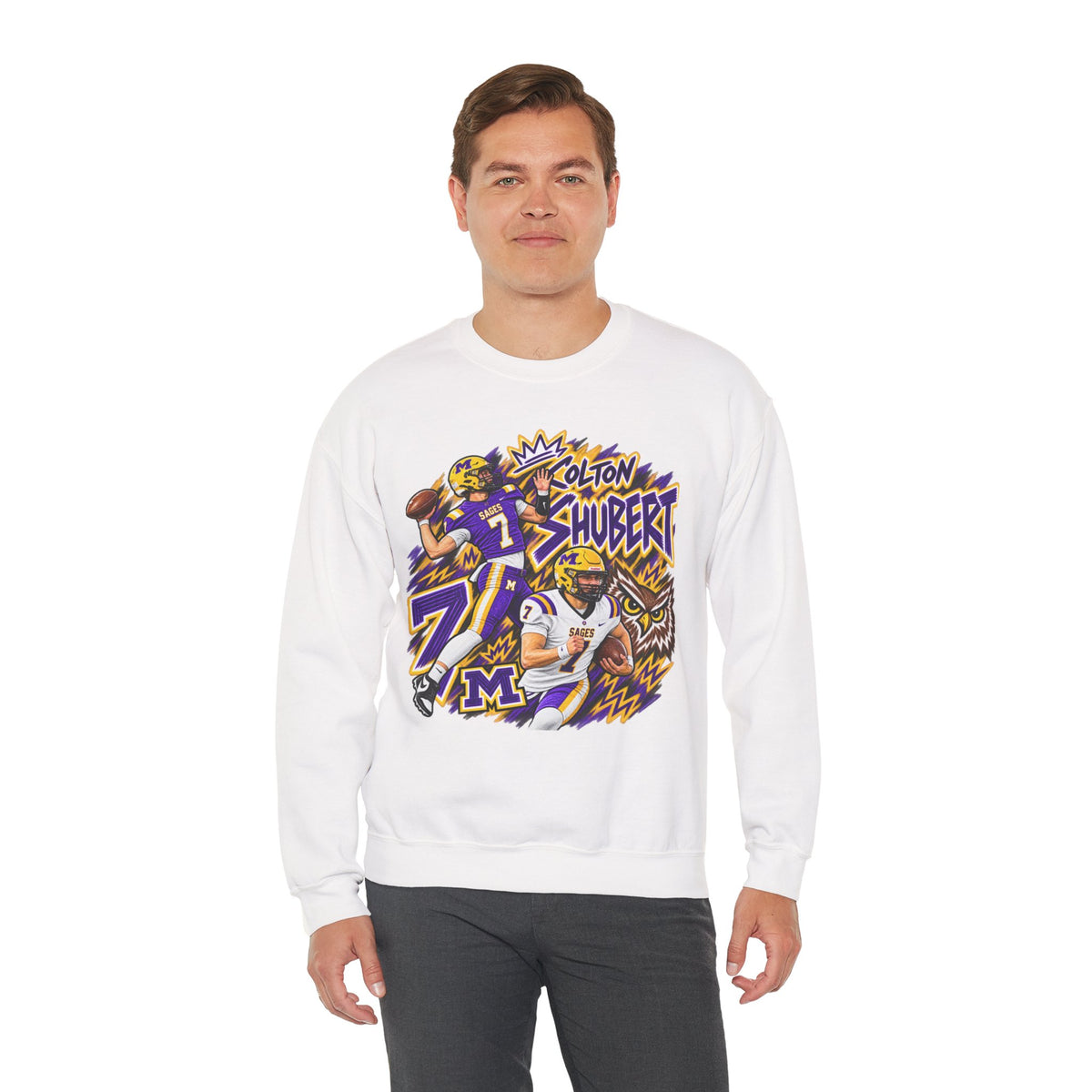 Colton Shubert Graphic Sketch Crewneck Sweatshirt