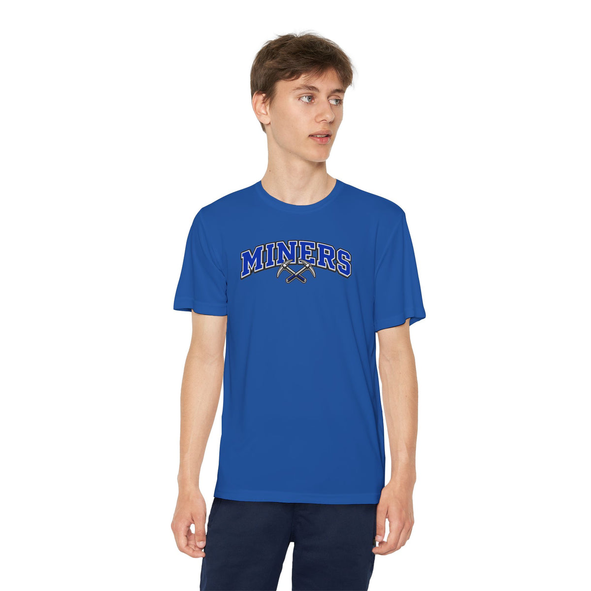 YOUTH Miners Sports Performance Polyester Athletic Tee