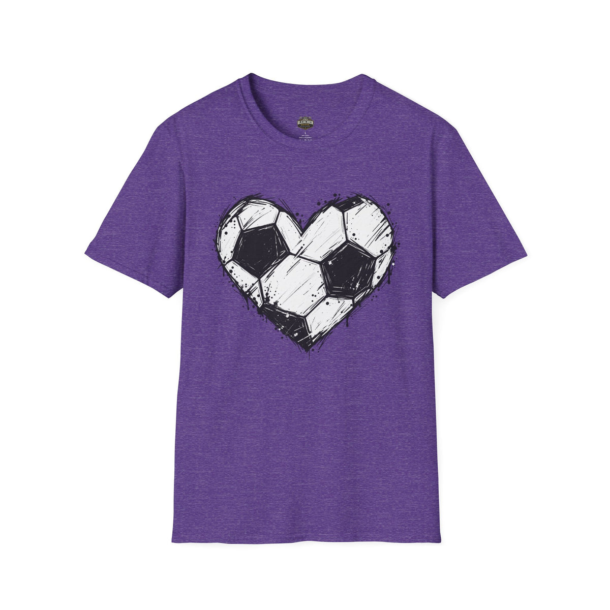 Soccer Heart T-Shirt — Grunge Love Football Tee