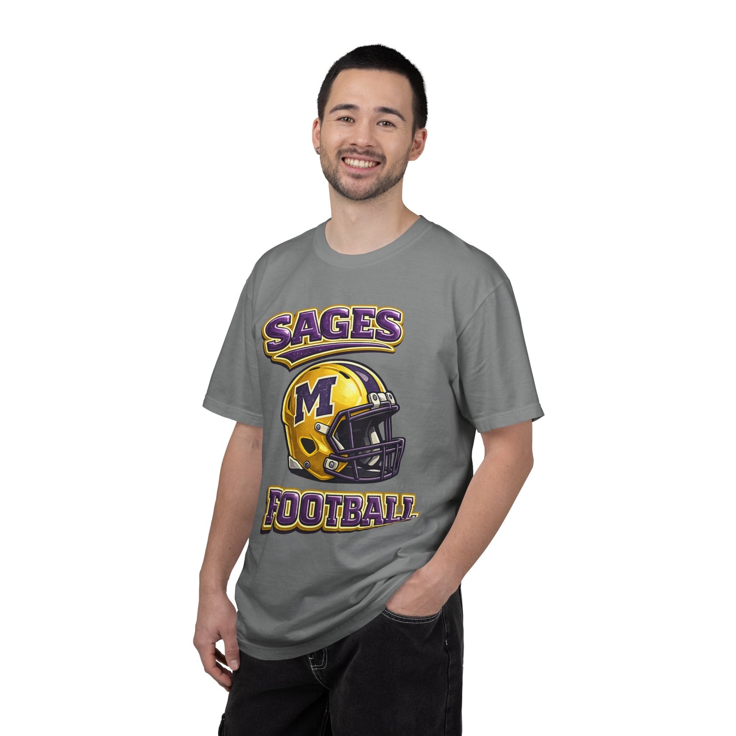 Sages Football Shiny Helmet T-Shirt