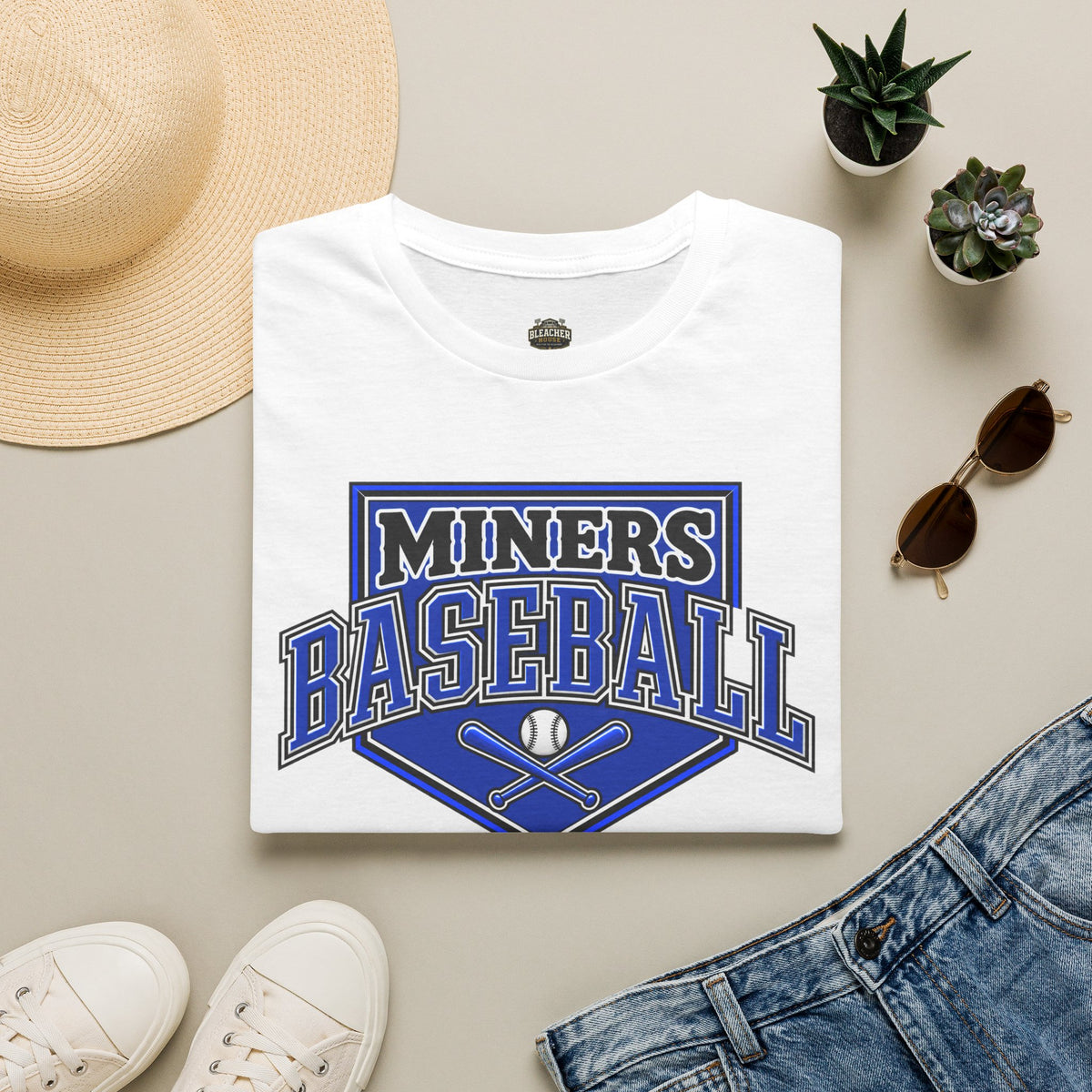 Miners Baseball T-Shirt — Team Logo Sports Tee