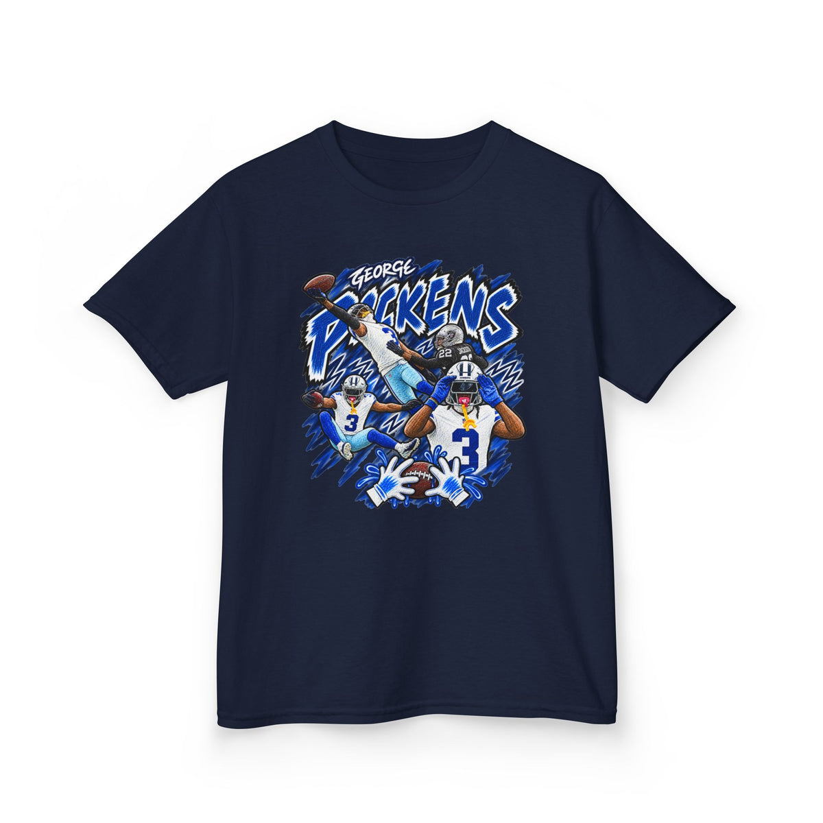 YOUTH George Pickens Graphic T-Shirt - Sunday Standouts Sketch Series