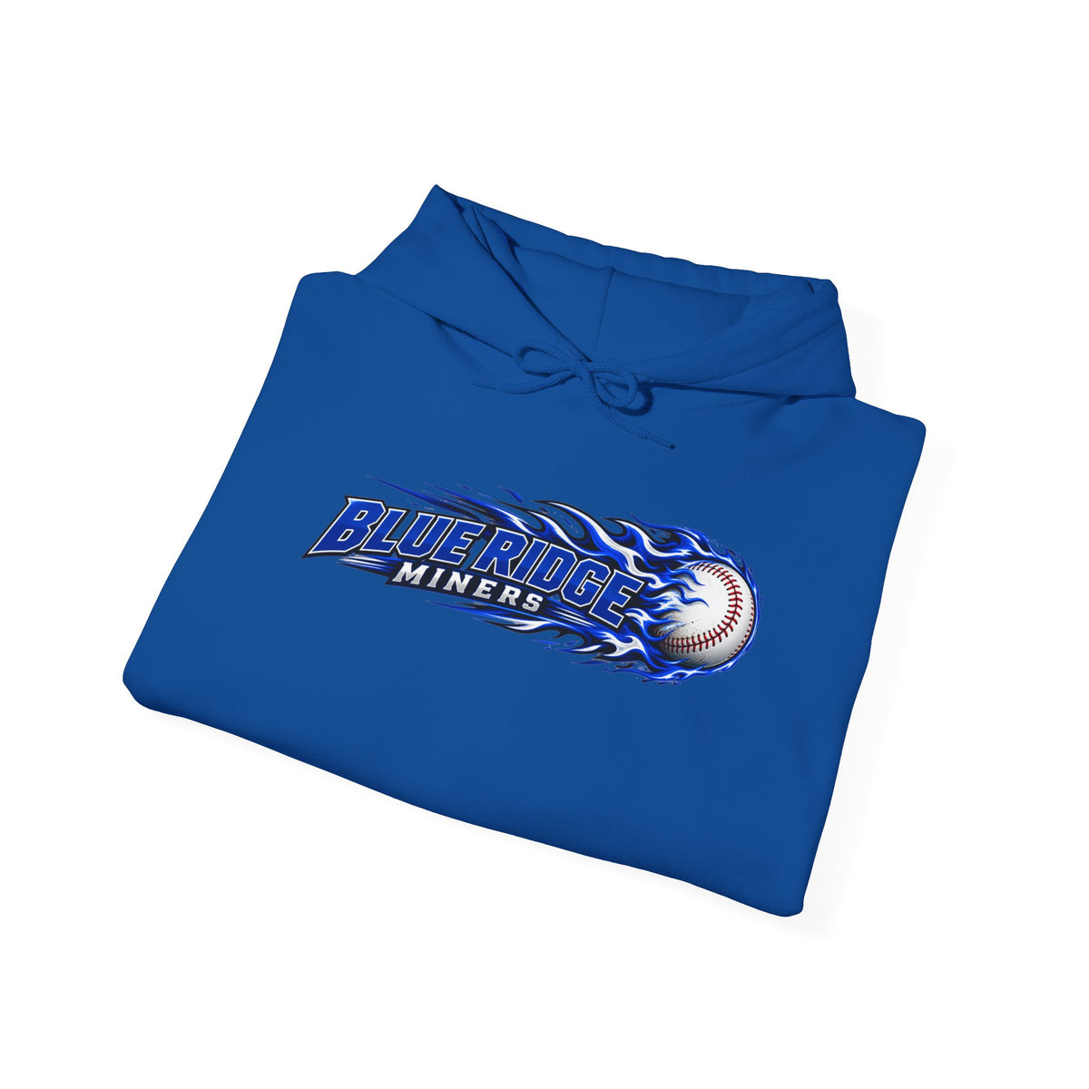 Blue Ridge Miners Flaming Baseball Hoodie – Flaming Ball Hoodie