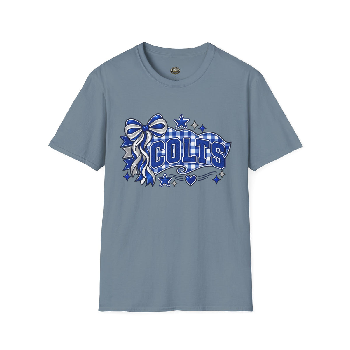 Colts Ribbon & Banner T-Shirt — Team Spirit Tee