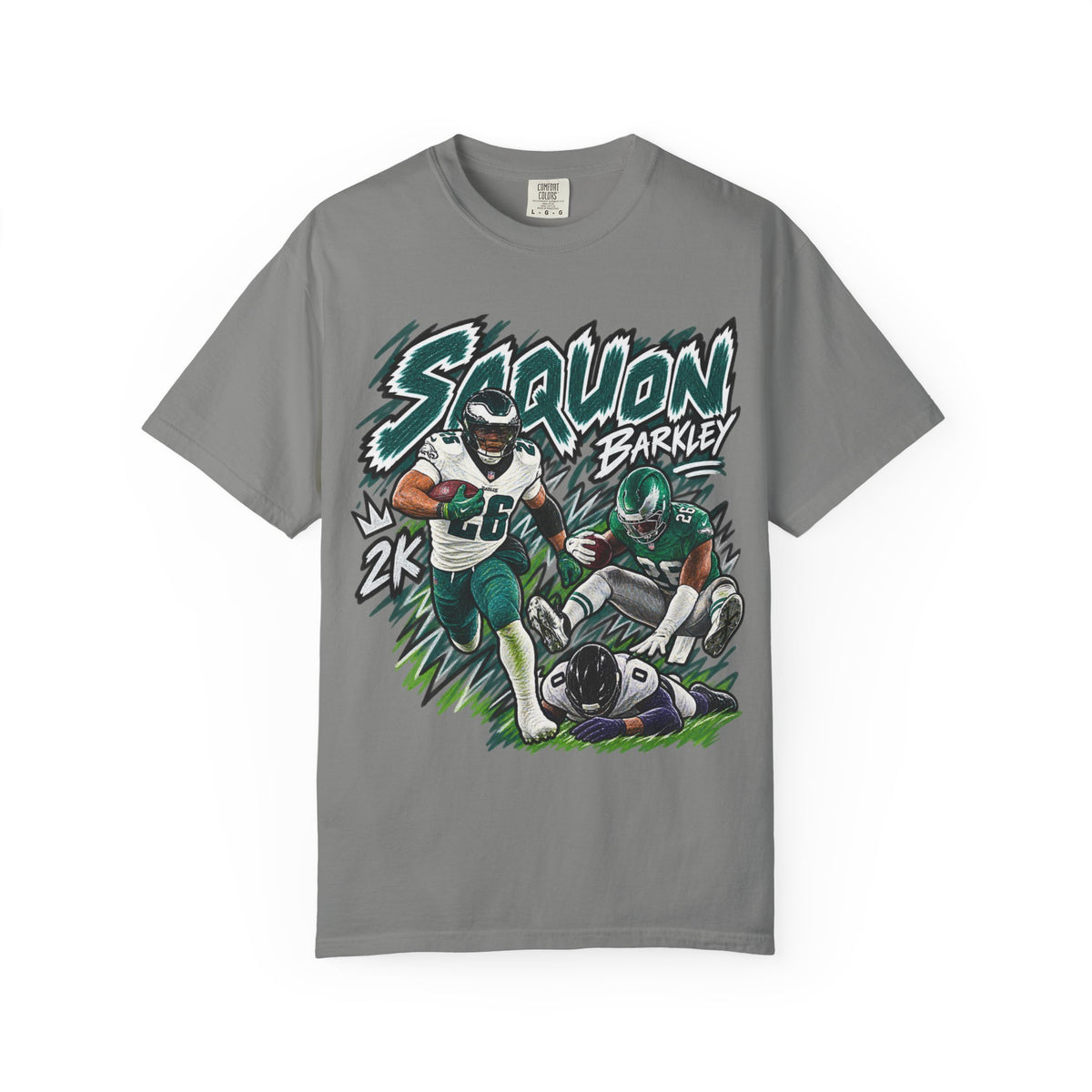 Saquon Barkley Graphic T-Shirt - Sunday Standouts Sketch Series