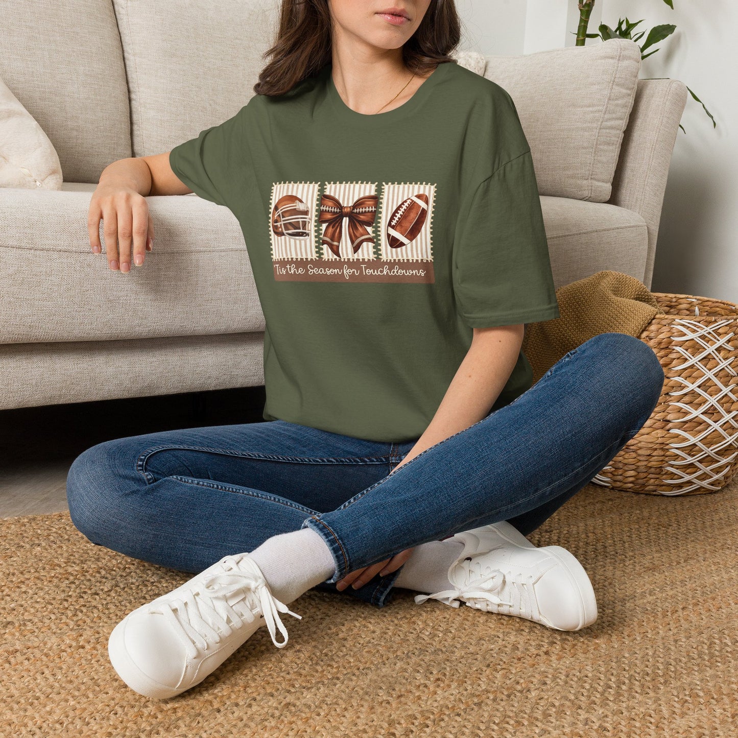 Football Holiday T-Shirt — 'Tis the Season for Touchdowns