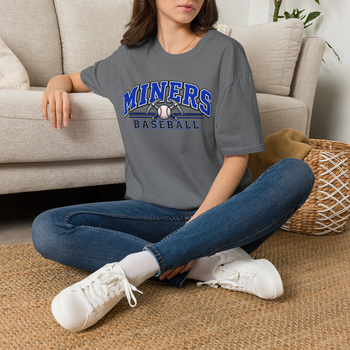 Miners Baseball T-Shirt – Team Logo Unisex Softstyle T shirt