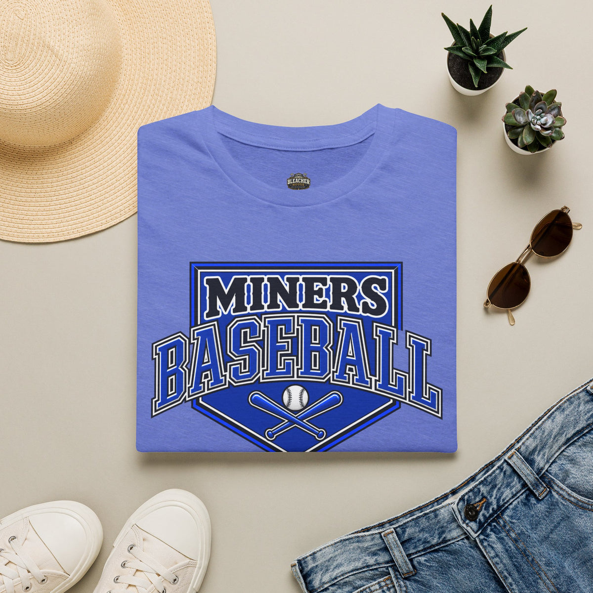 Miners Baseball T-Shirt — Team Logo Sports Tee