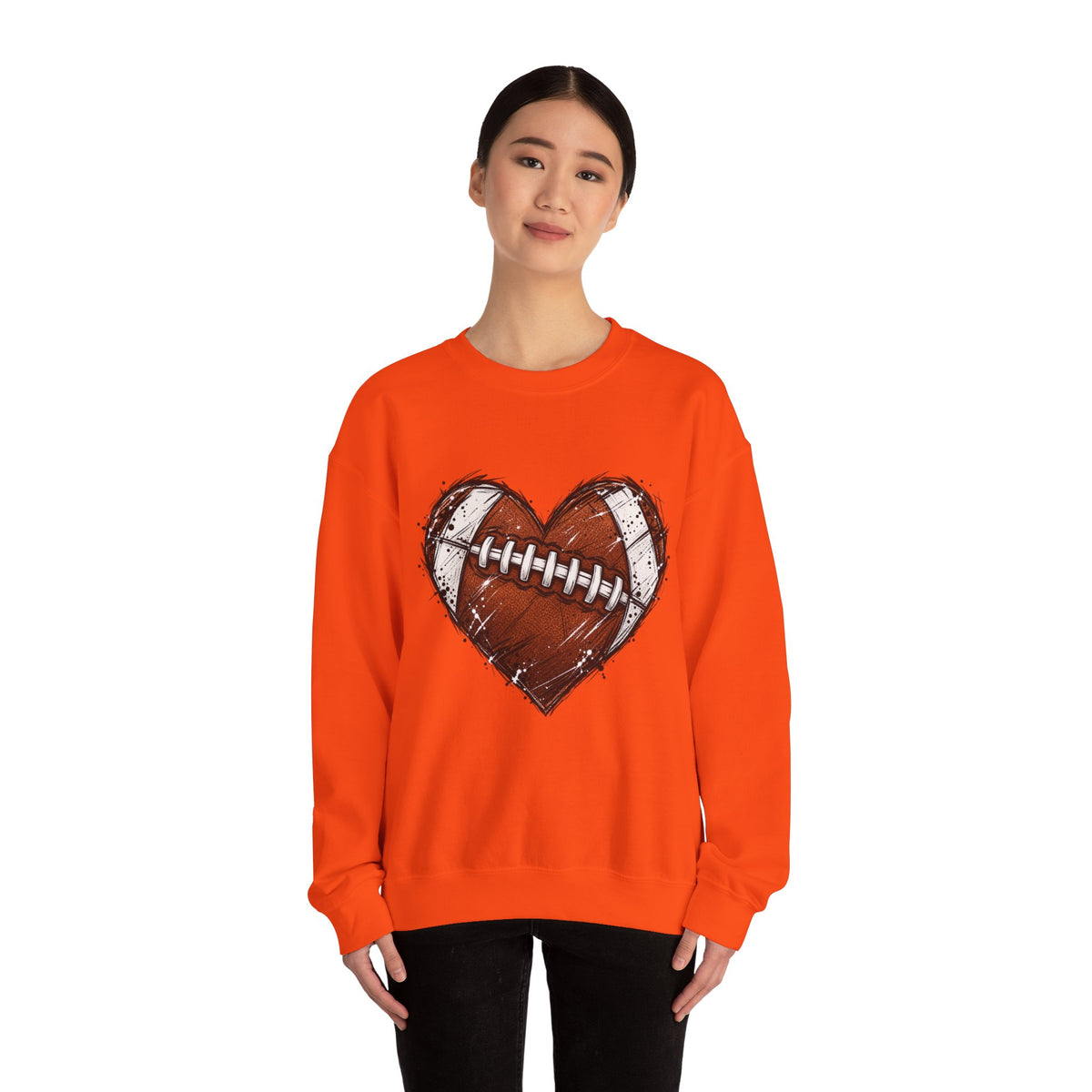 Unisex Heavy Blend™ Football Crewneck Sweatshirt