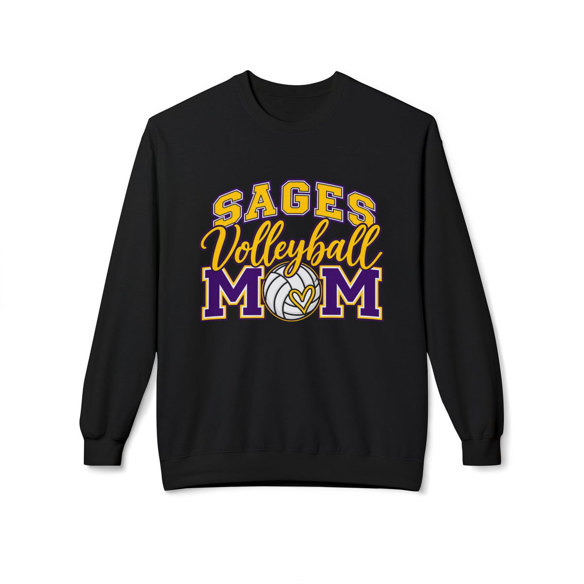 Sages Volleyball Mom Sweatshirt - Sages Volleyball MOM Crewneck