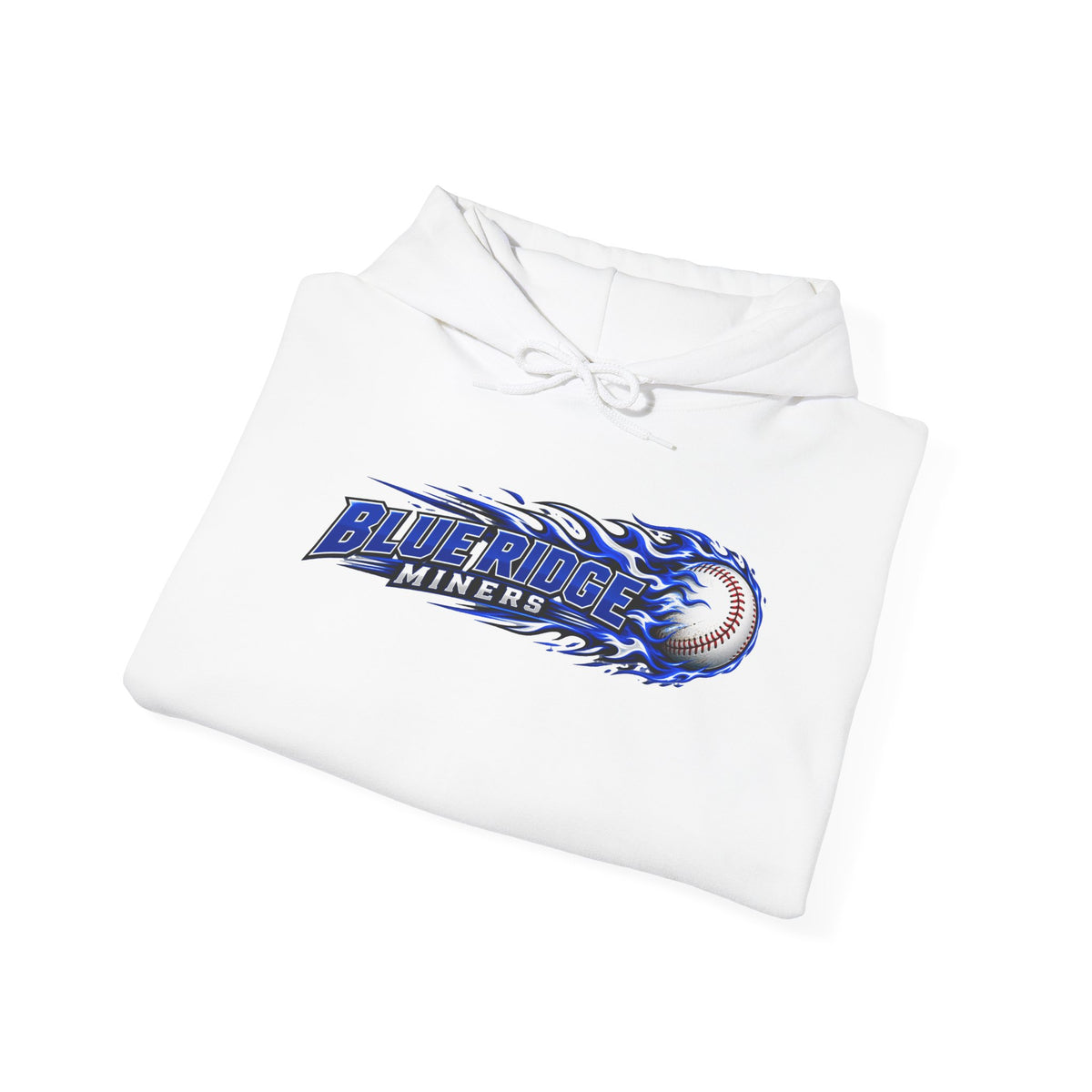 Blue Ridge Miners Flaming Baseball Hoodie – Flaming Ball Hoodie