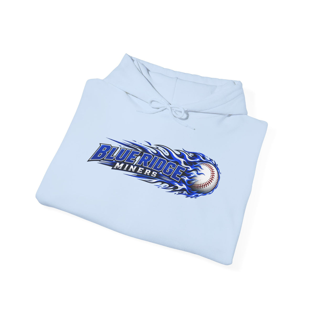 Blue Ridge Miners Flaming Baseball Hoodie – Flaming Ball Hoodie