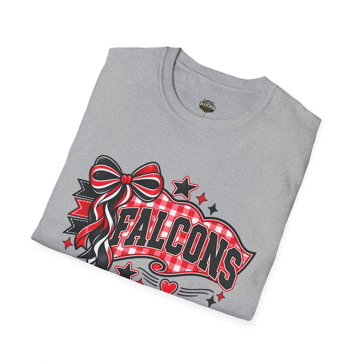 Falcons Bow T-Shirt — Red & Black Spirit Shirt