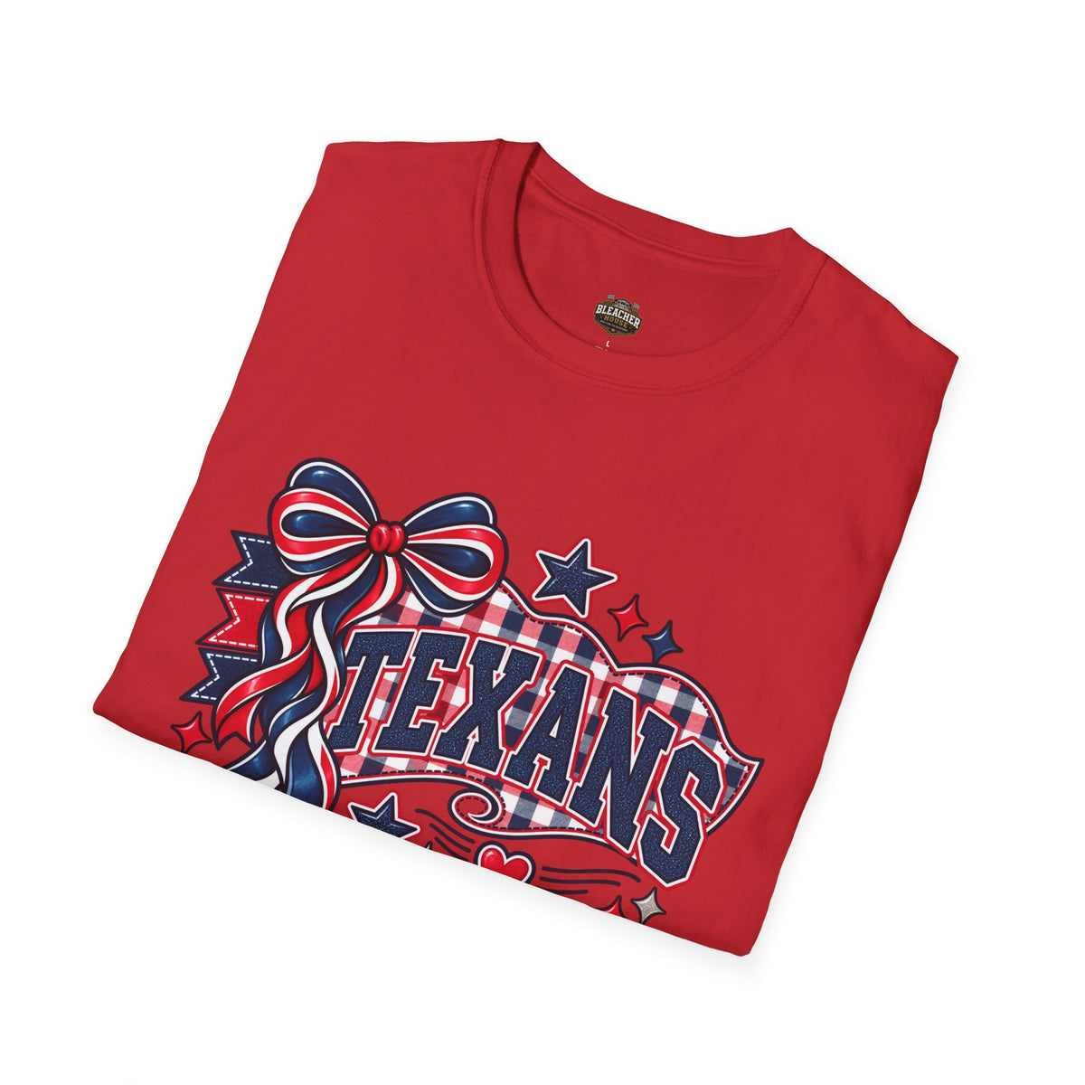 Texans Ribbon & Banner T-Shirt — Team Spirit Tee