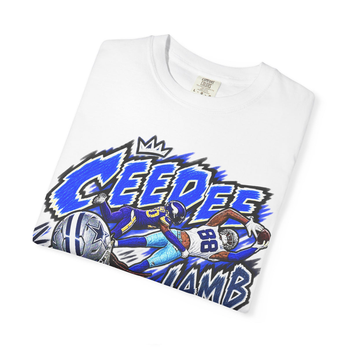CeeDee Lamb Graphic T-Shirt - Sunday Standouts Sketch Series