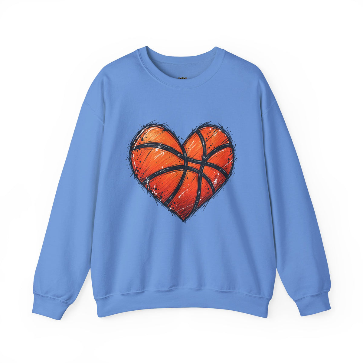 Basketball Heart Crewneck Sweatshirt