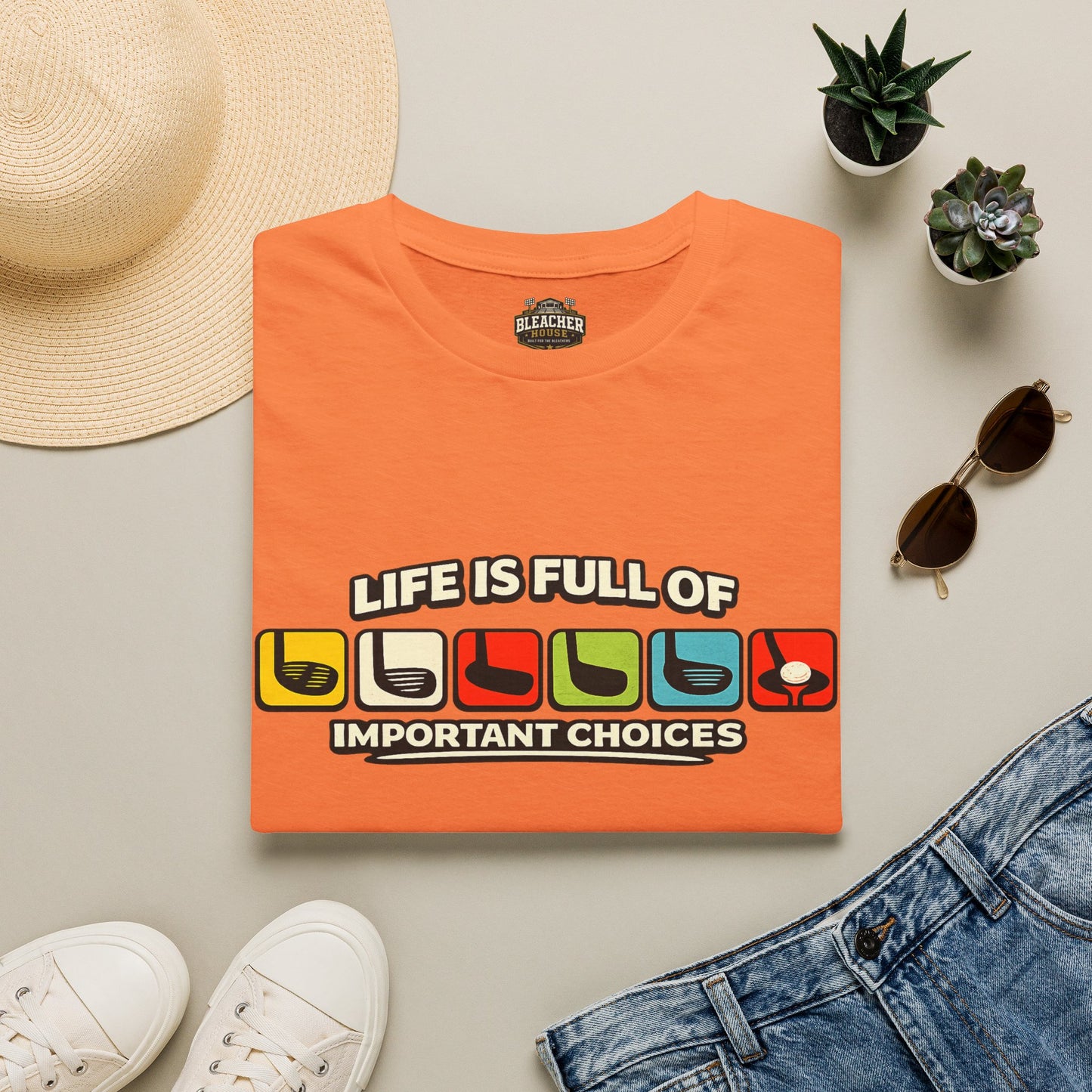 T‑Shirt — "Life Is Full Of Important Choices" Retro Game Controller Graphic