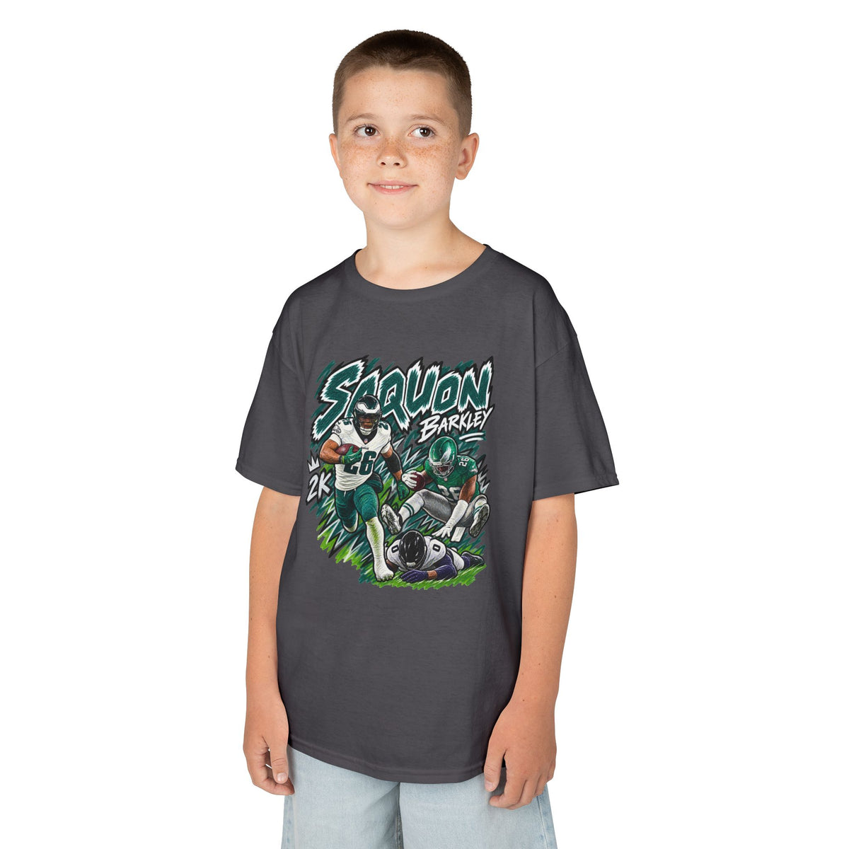 YOUTH Saquon Barkley Graphic T-Shirt - Sunday Standouts Sketch Series