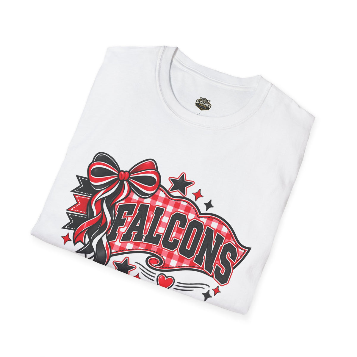 Falcons Bow T-Shirt — Red & Black Spirit Shirt