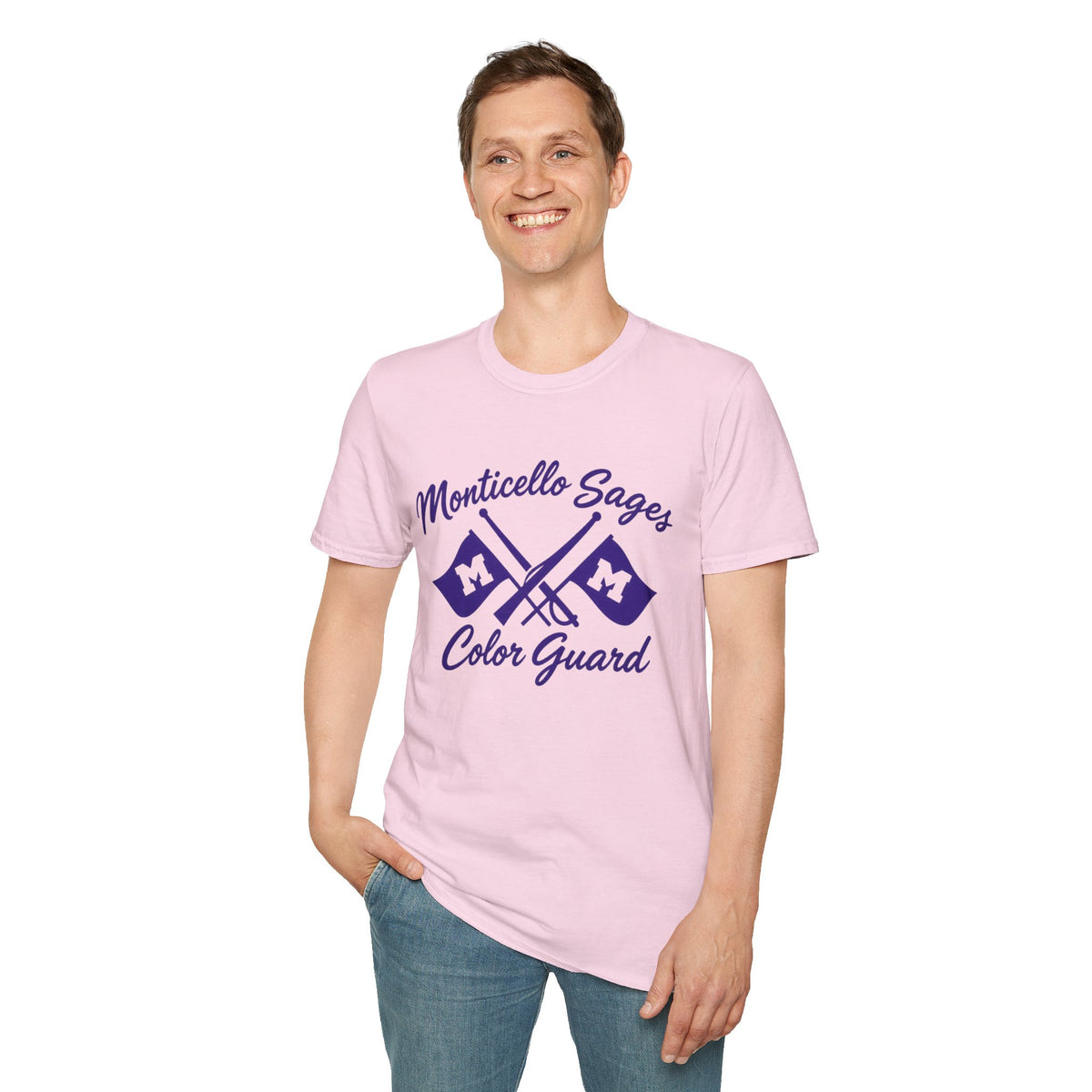 Monticello Sages Aesthetic Color Guard T-Shirt