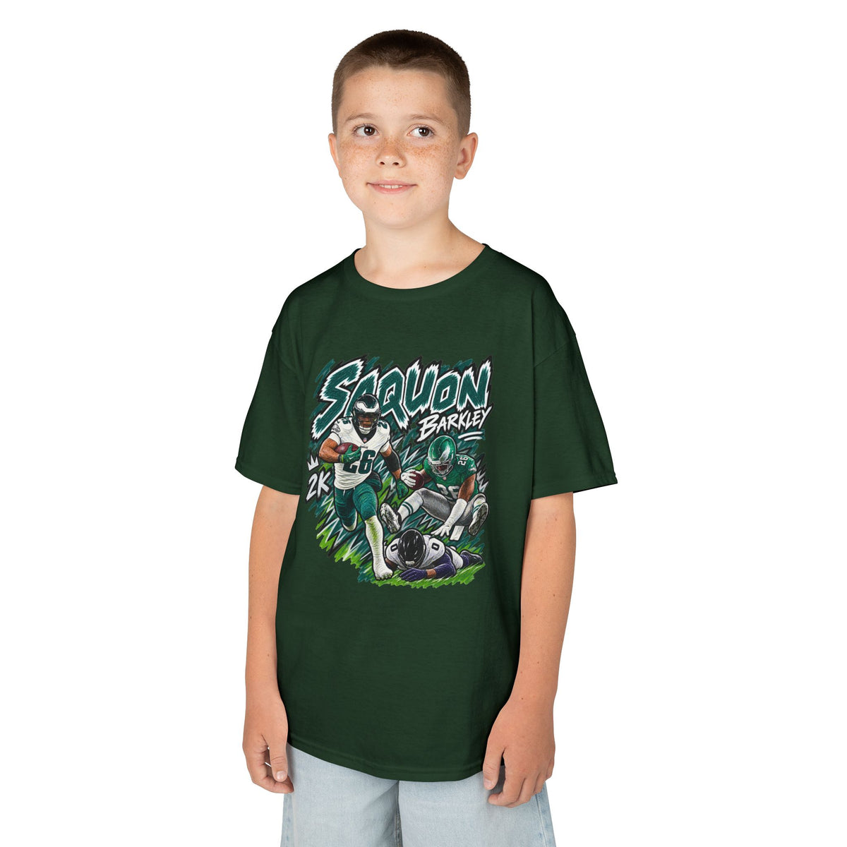 YOUTH Saquon Barkley Graphic T-Shirt - Sunday Standouts Sketch Series