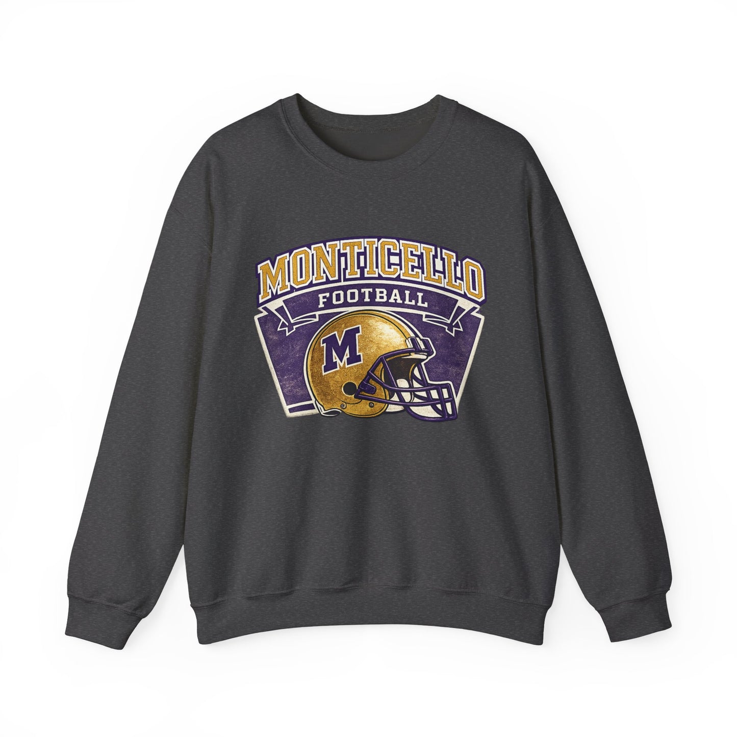 Monticello Football Vintage Crewneck Sweatshirt