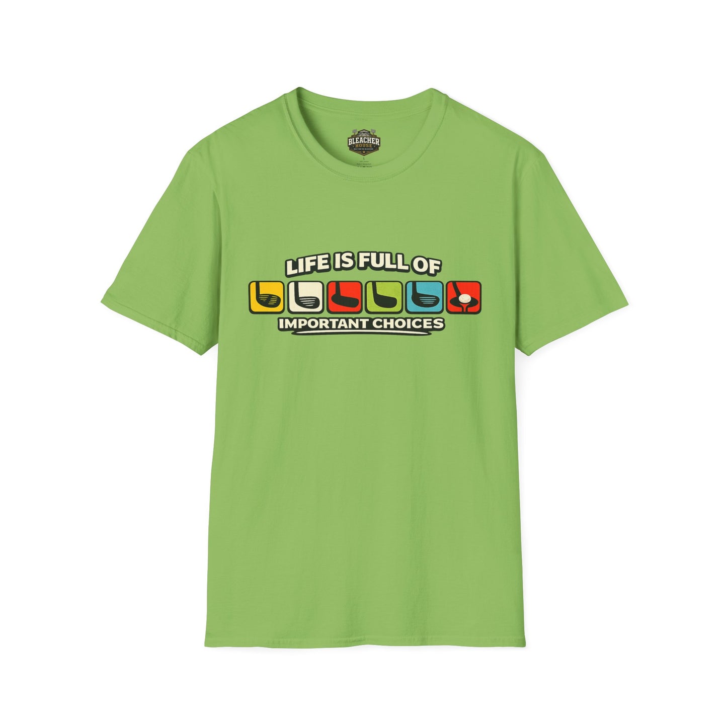T‑Shirt — "Life Is Full Of Important Choices" Retro Game Controller Graphic