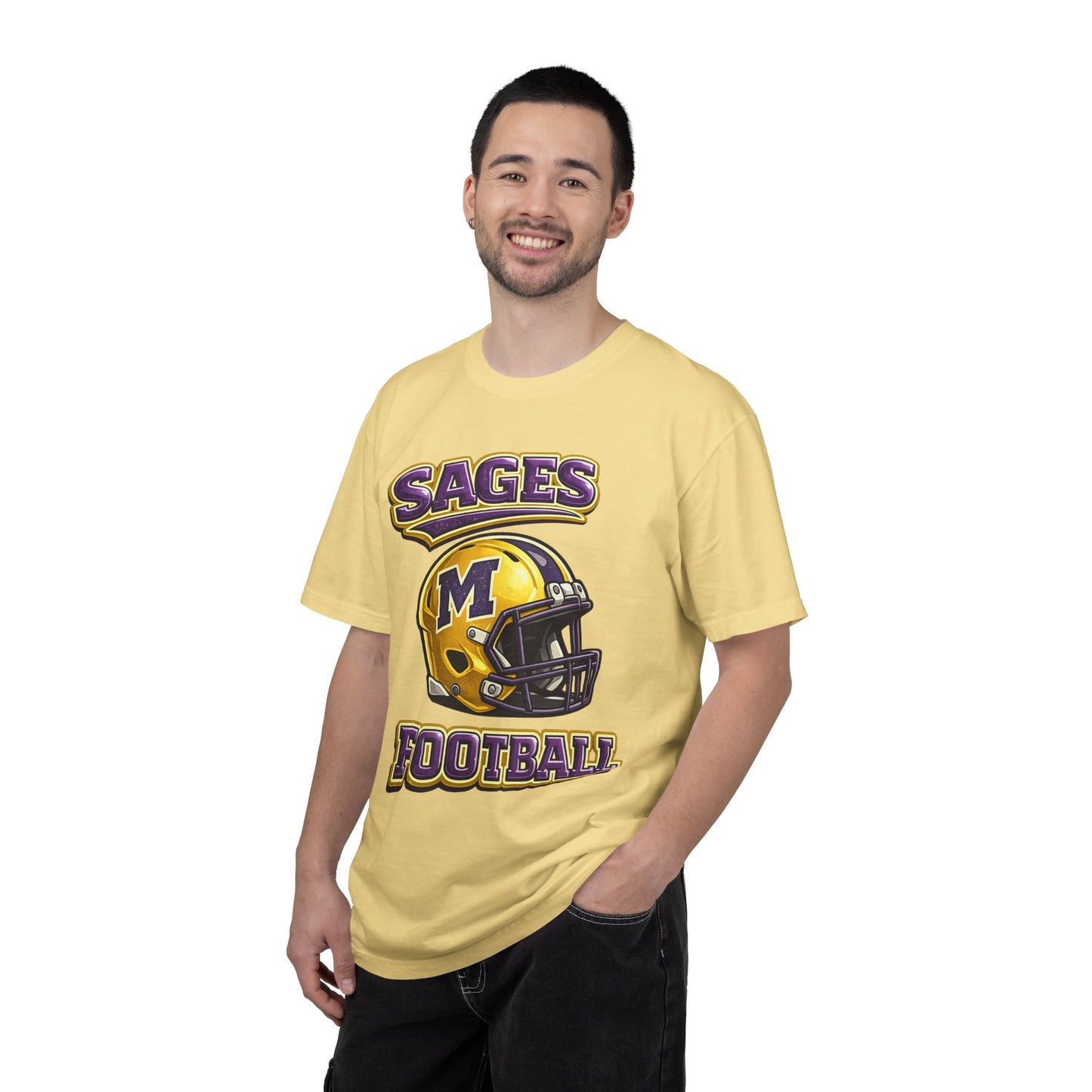 Sages Football Shiny Helmet T-Shirt