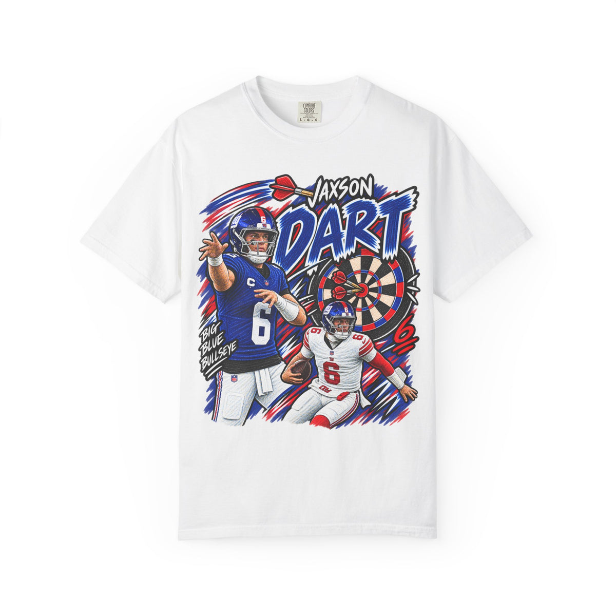Jaxson Dart Graphic T-Shirt - Sunday Standouts Sketch Series
