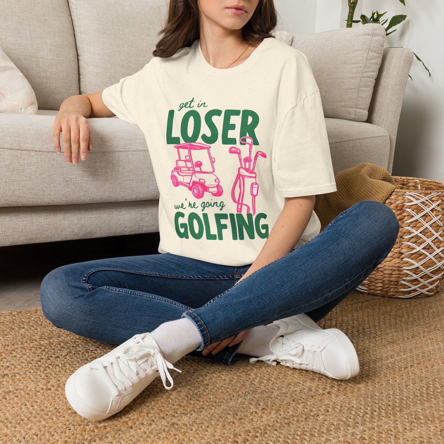 Get in LOSER, we're going GOLFING, Funny Golf Shirt