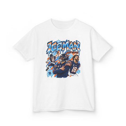 YOUTH Caleb Williams, ICEMAN Graphic T-Shirt - Sunday Standouts Sketch Series
