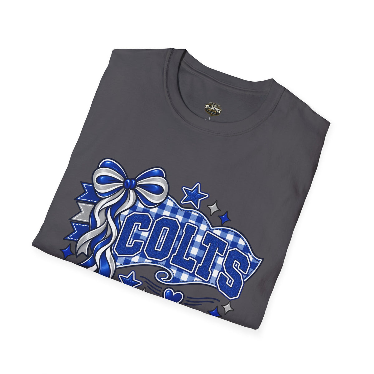 Colts Ribbon & Banner T-Shirt — Team Spirit Tee