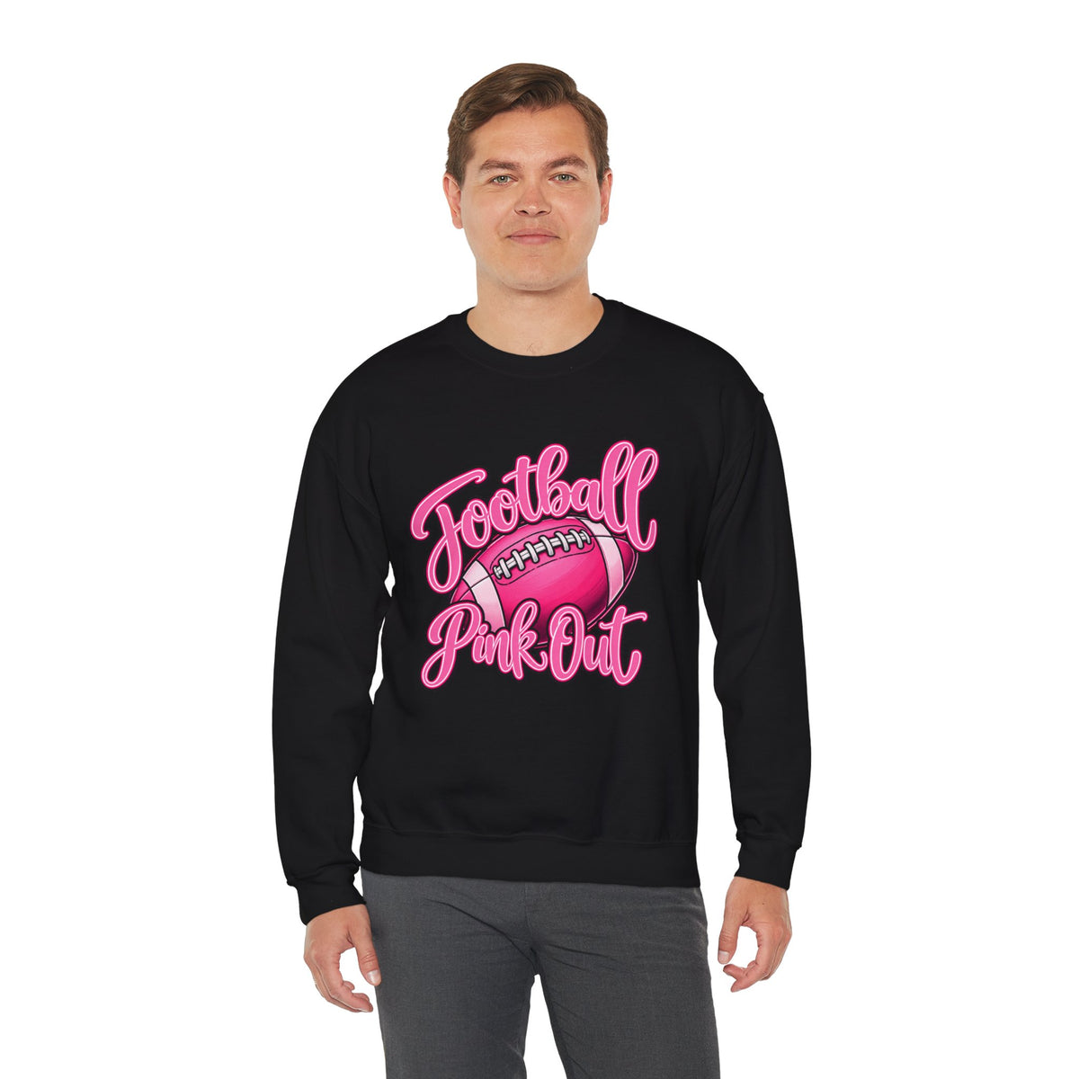 Football Pink Out Sweatshirt