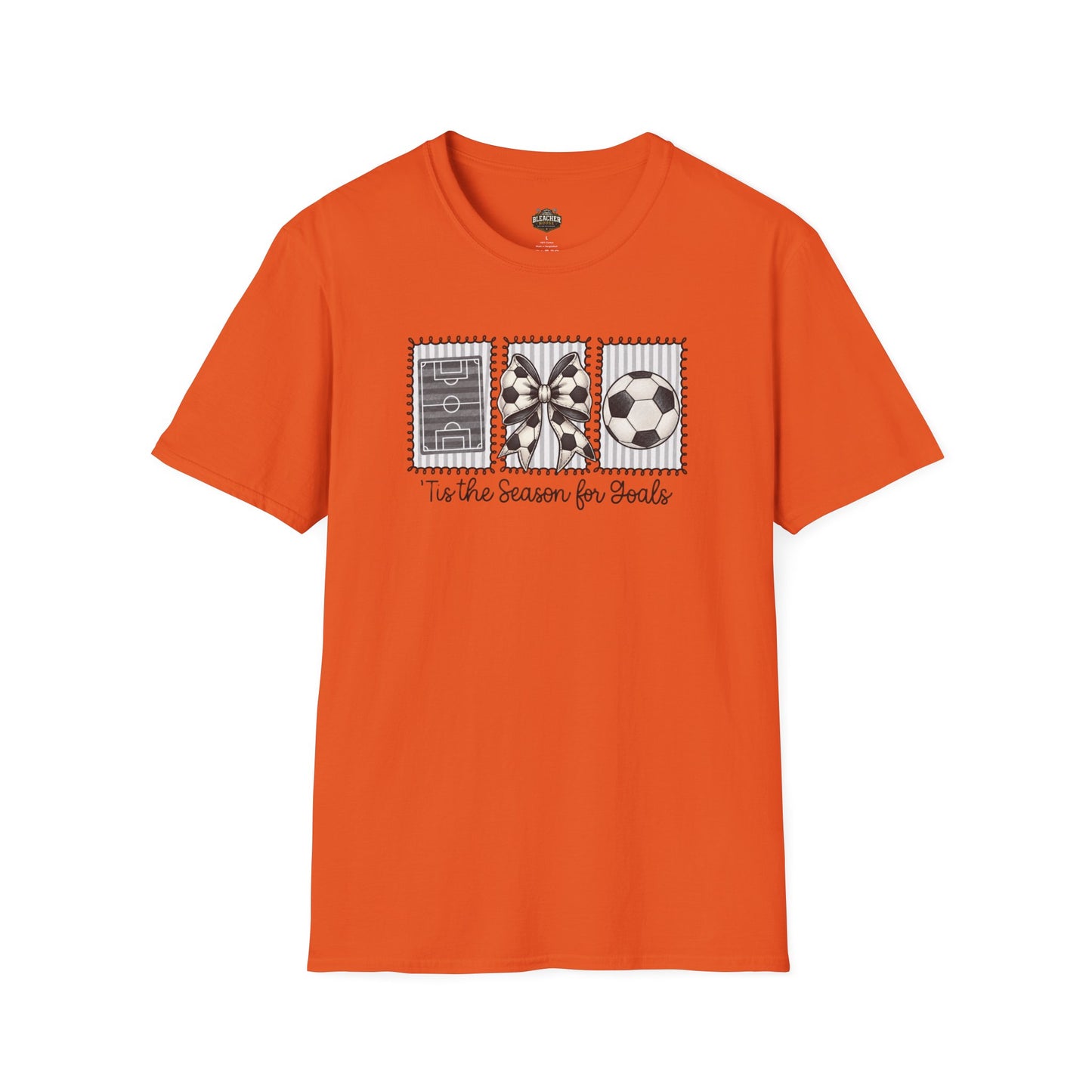 Soccer T‑Shirt — "Tis the Season for Goals"  Soccer Tee