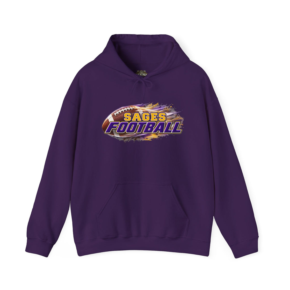 Sages Flaming Football Hoodie