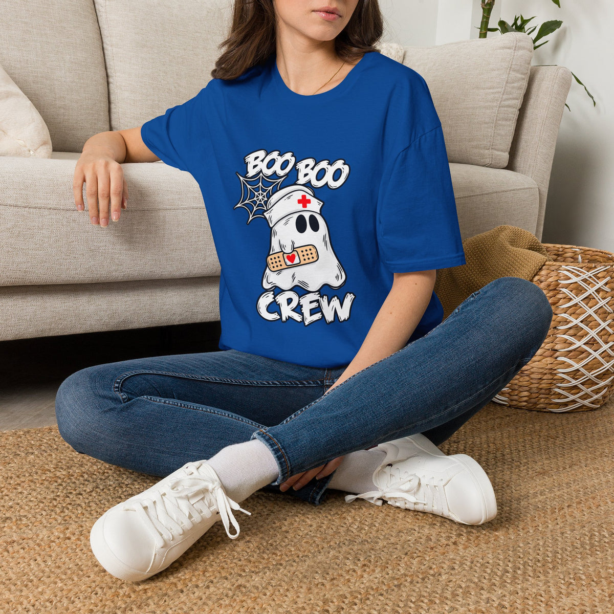 Boo Boo Crew T-Shirt — Cute Nurse Ghost Halloween Tee